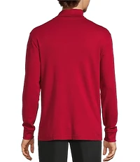 Roundtree & Yorke Long Sleeve Solid Turtle Neck Pullover