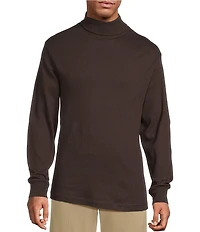 Roundtree & Yorke Long Sleeve Solid Turtle Neck Pullover