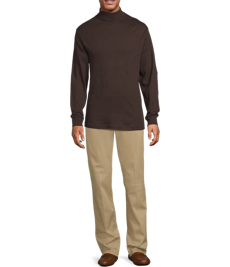 Roundtree & Yorke Long Sleeve Solid Turtle Neck Pullover