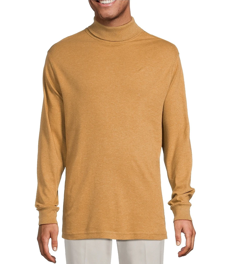 Roundtree & Yorke Long Sleeve Solid Turtle Neck Pullover