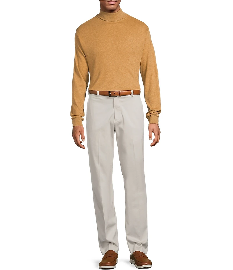 Roundtree & Yorke Long Sleeve Solid Turtle Neck Pullover