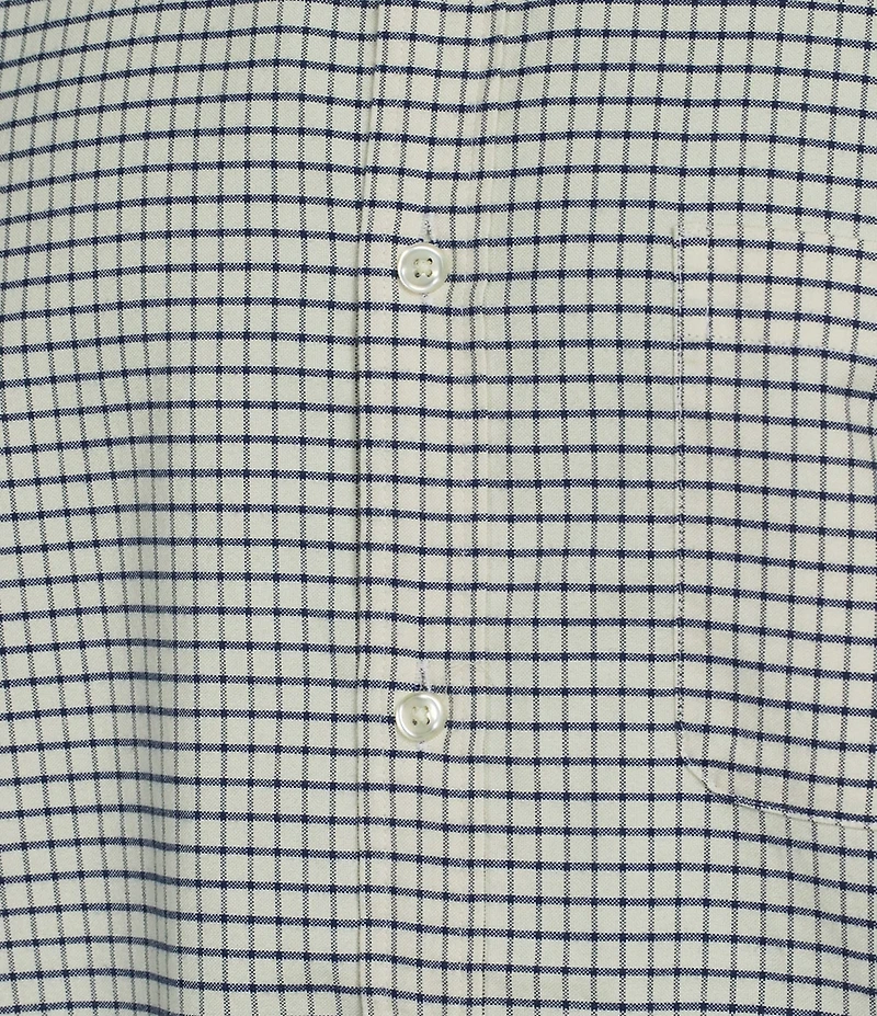 Roundtree & Yorke Windowpane Oxford Sport Shirt
