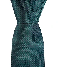 Roundtree & Yorke Louis Solid 3.125#double; Silk Blend Tie