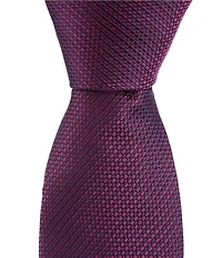 Roundtree & Yorke Louis Solid 3.125#double; Silk Blend Tie