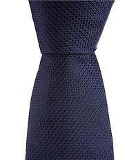 Roundtree & Yorke Louis Solid 3.125#double; Silk Blend Tie