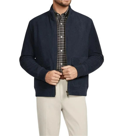 Roundtree & Yorke Lux Legacy Leather Long Sleeve Hipster Jacket