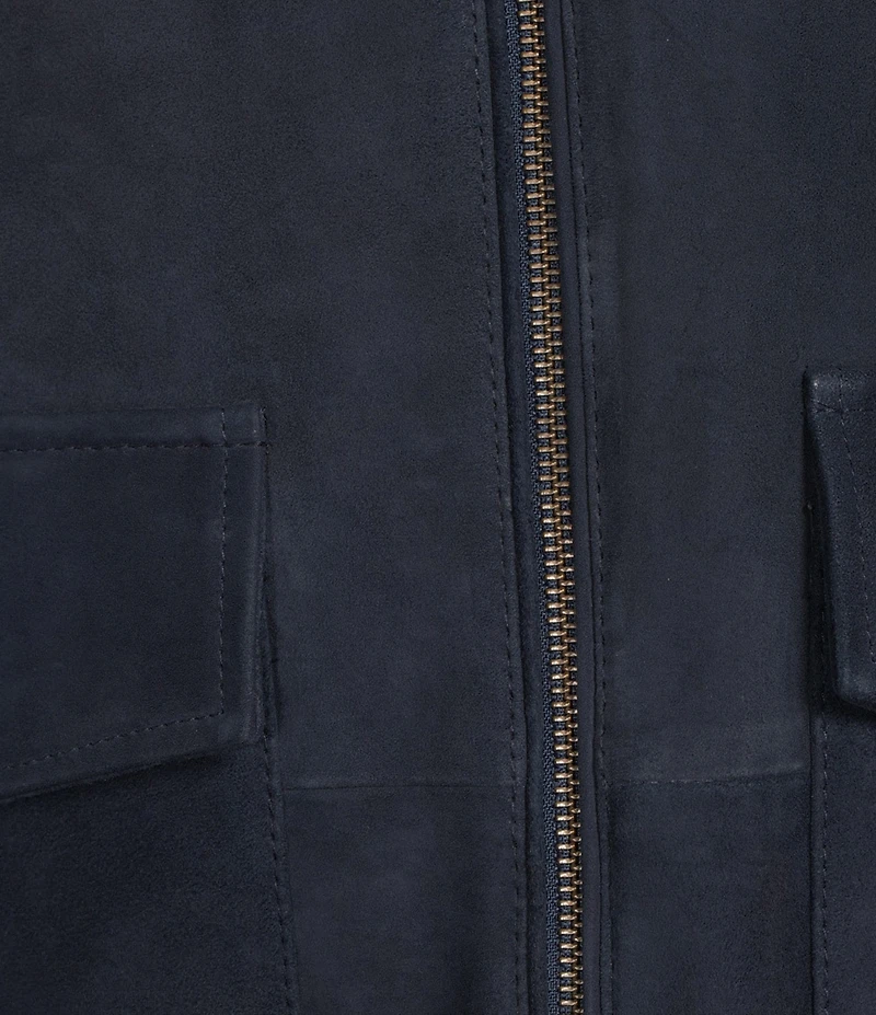 Roundtree & Yorke Lux Legacy Leather Long Sleeve Hipster Jacket