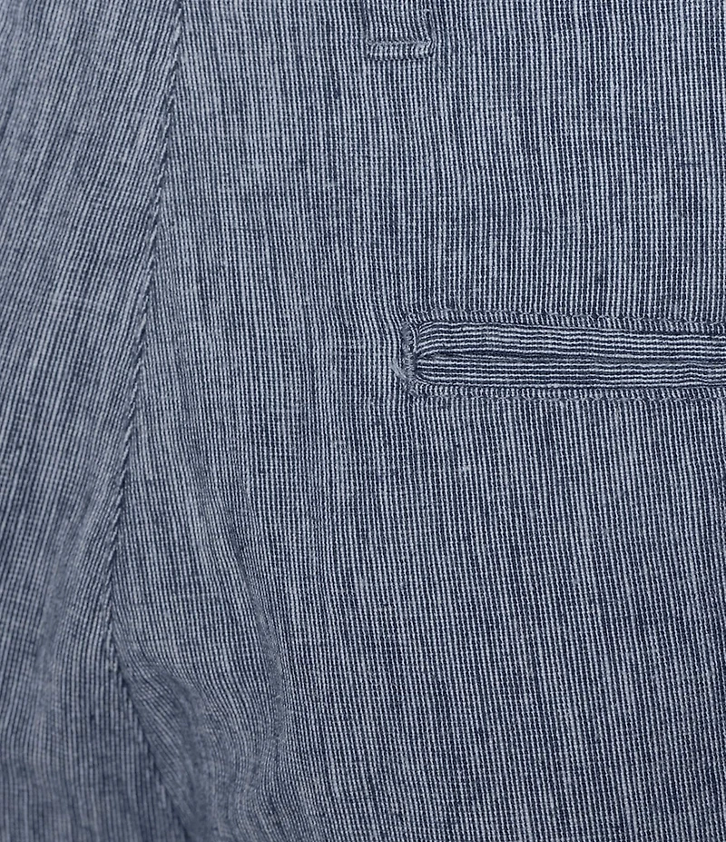 Roundtree & Yorke Luxury Linen Flat Front 9#double; Solid Shorts
