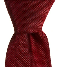 Roundtree & Yorke Malakai Solid 3 3/8#double; Silk Blend Tie