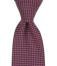 Roundtree & Yorke Micro Neat Traditional Silk Blend Tie