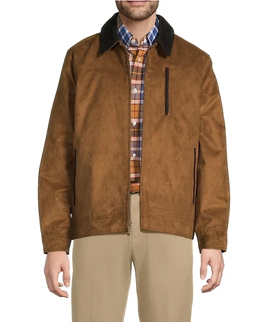 Roundtree & Yorke Microsuede Corduroy Jacket