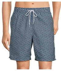 Roundtree & Yorke Mini Fish 8#double; Swim Trunk