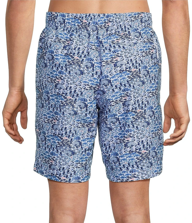 Roundtree & Yorke Mini Fish 9#double; Swim Trunks