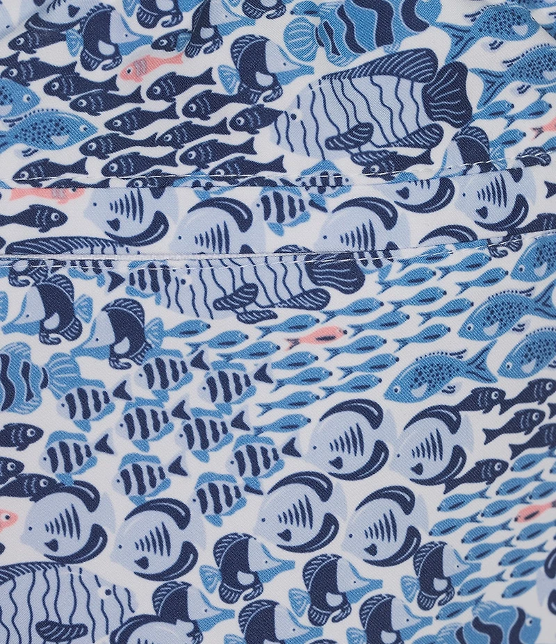 Roundtree & Yorke Mini Fish 9#double; Swim Trunks