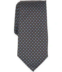 Roundtree & Yorke Mini Paisley Print Traditional Silk Tie