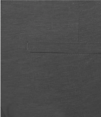 Roundtree & Yorke Performance Andrew Fit Flat Front Solid Texture Pants