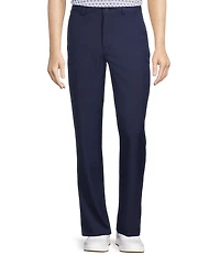 Roundtree & Yorke Performance Andrew Straight Fit Flat Front Pants