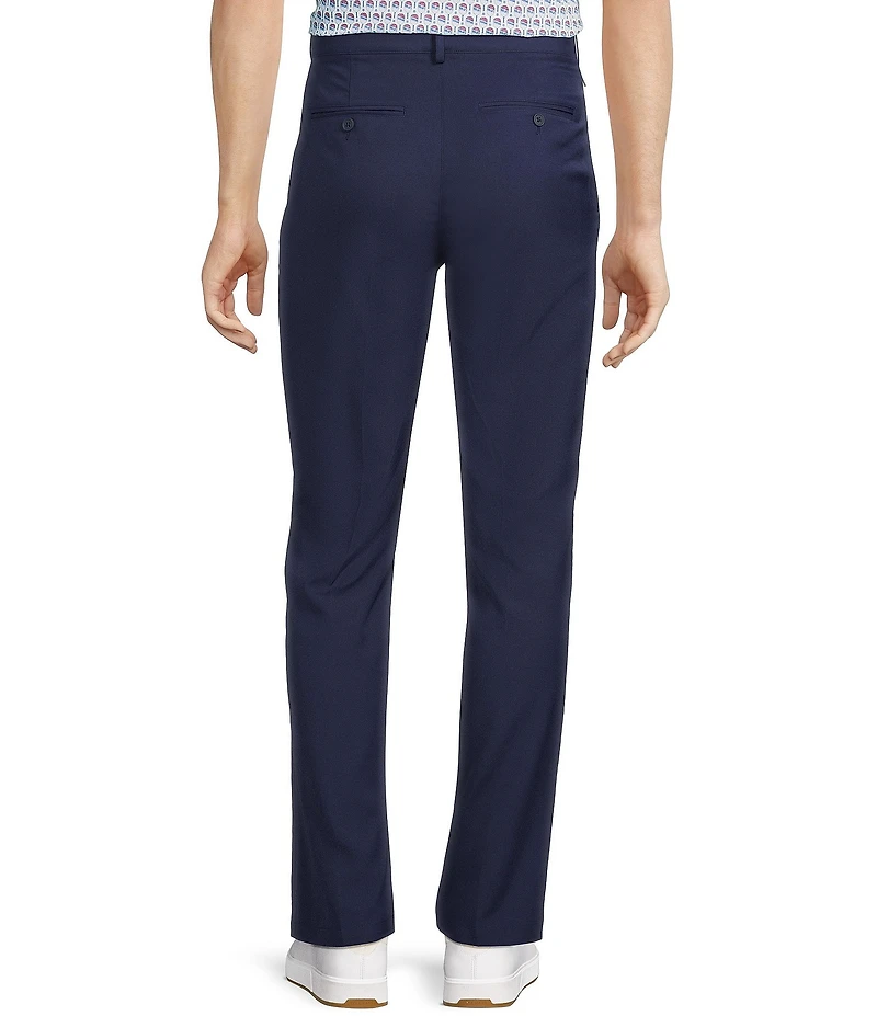 Roundtree & Yorke Performance Andrew Straight Fit Flat Front Pants