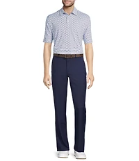 Roundtree & Yorke Performance Andrew Straight Fit Flat Front Pants