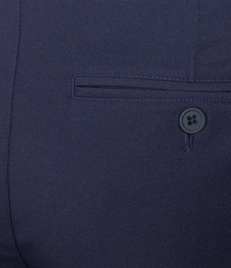 Roundtree & Yorke Performance Andrew Straight Fit Flat Front Pants