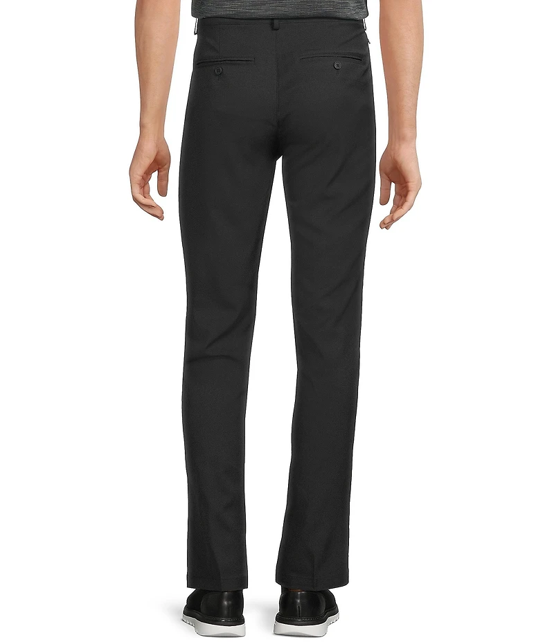 Roundtree & Yorke Performance Andrew Straight Fit Flat Front Pants