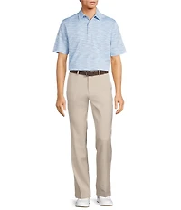 Roundtree & Yorke Performance Andrew Straight Fit Flat Front Pants