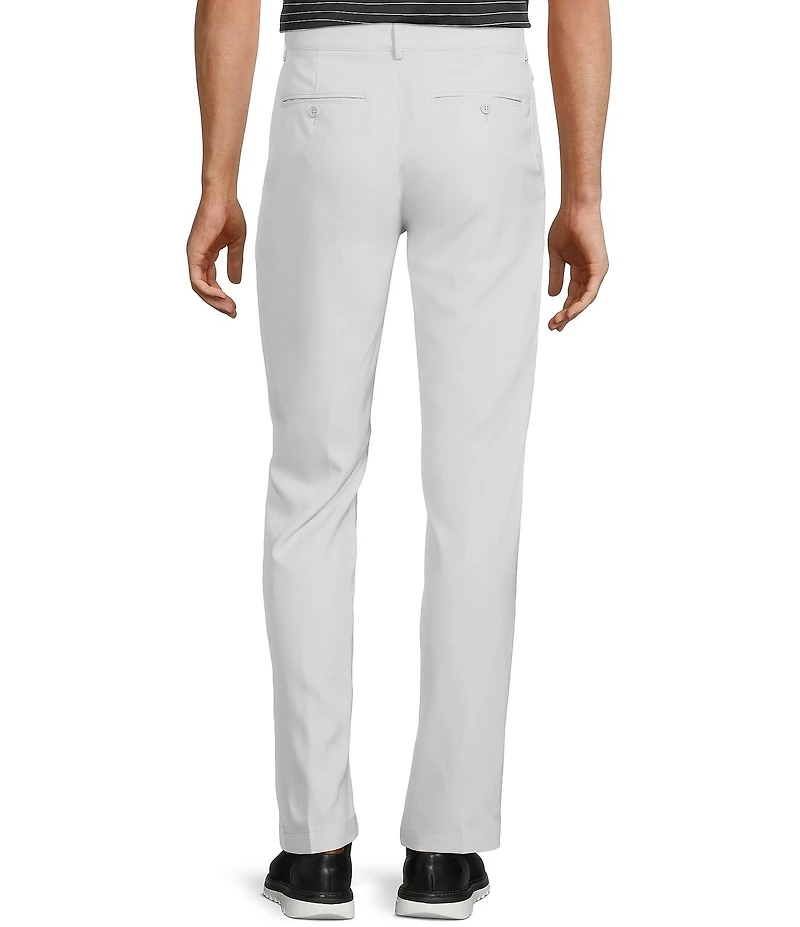 Roundtree & Yorke Performance Andrew Straight Fit Flat Front Pants
