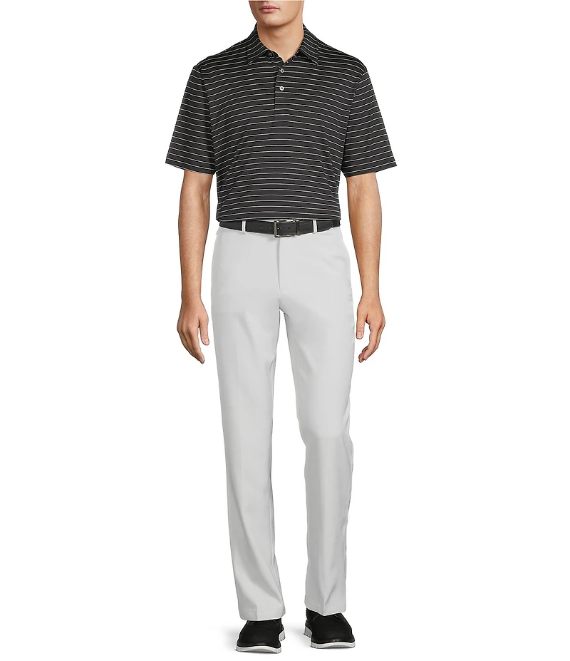 Roundtree & Yorke Performance Andrew Straight Fit Flat Front Pants