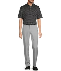 Roundtree & Yorke Performance Andrew Straight Fit Flat Front Pants
