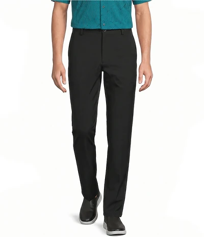 Roundtree & Yorke Performance Andrew Straight Fit Flat Front Pants