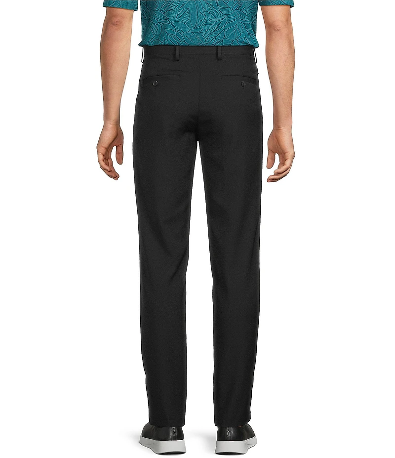 Roundtree & Yorke Performance Andrew Straight Fit Flat Front Pants