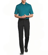 Roundtree & Yorke Performance Andrew Straight Fit Flat Front Pants