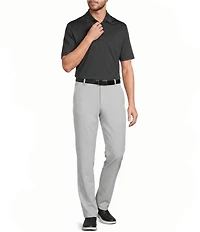 Roundtree & Yorke Performance Andrew Straight Fit Flat Front Pants