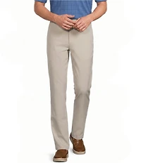 Roundtree & Yorke Performance Andrew Straight Fit Flat Front Pants