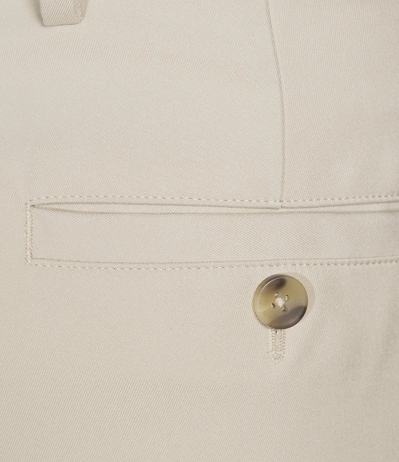 Roundtree & Yorke Performance Andrew Straight Fit Flat Front Pants