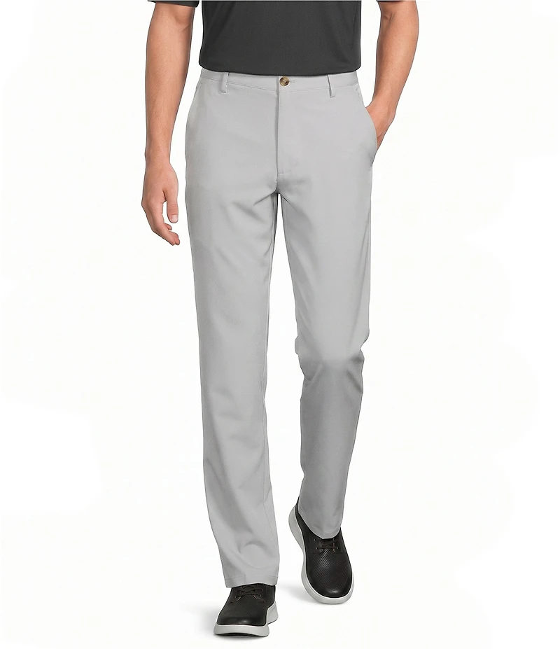Roundtree & Yorke Performance Andrew Straight Fit Flat Front Pants