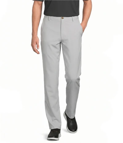 Roundtree & Yorke Performance Andrew Straight Fit Flat Front Pants
