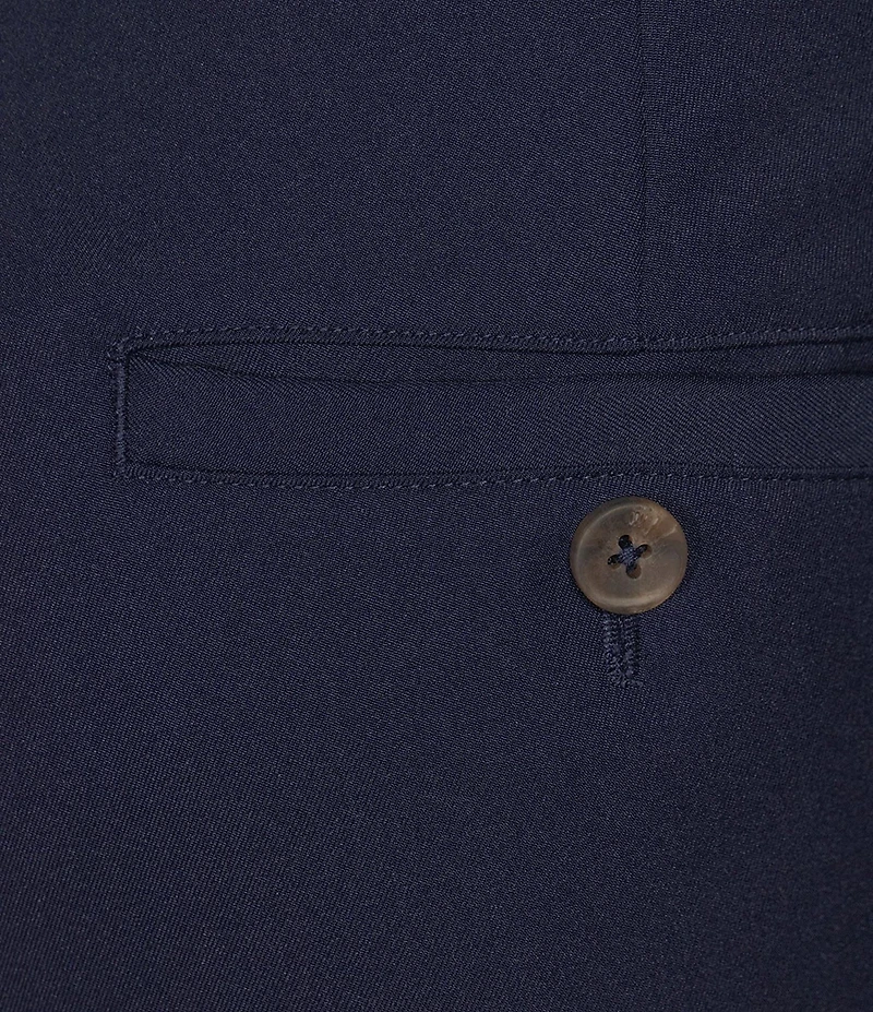 Roundtree & Yorke Performance Andrew Straight Fit Flat Front Pants