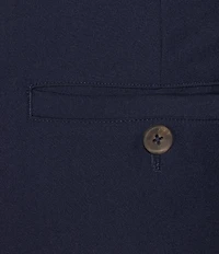 Roundtree & Yorke Performance Andrew Straight Fit Flat Front Pants