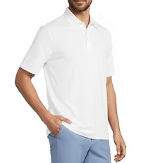 Roundtree & Yorke Performance Big & Tall The Fairway Short Sleeve Solid Polo Shirt