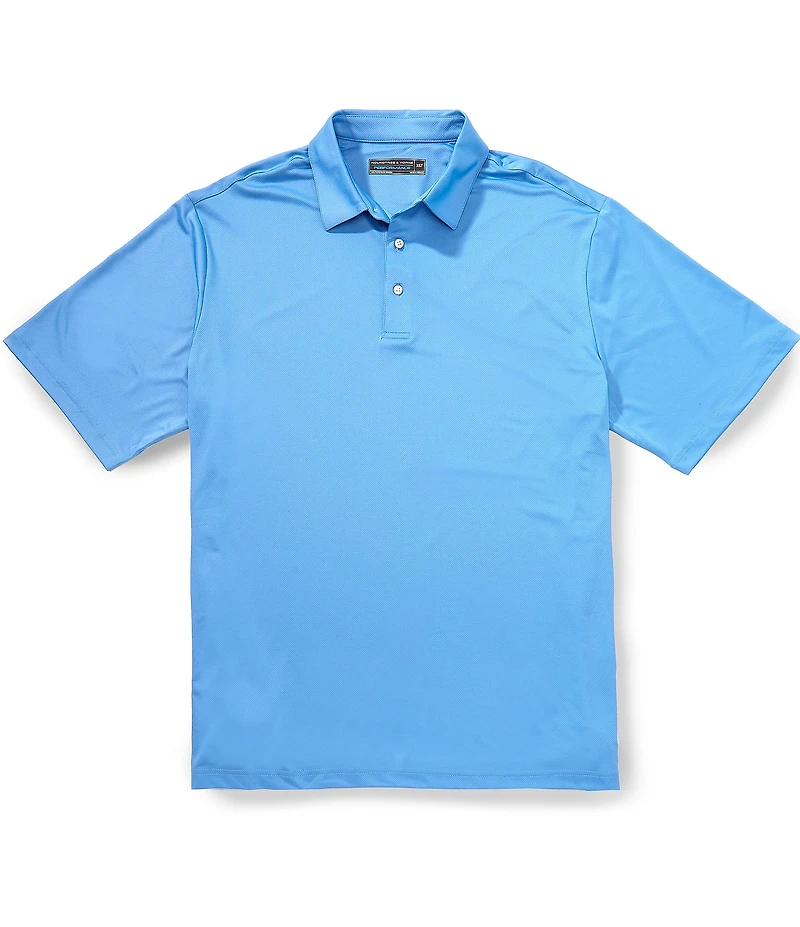 Roundtree & Yorke Performance Big & Tall The Fairway Short Sleeve Solid Polo Shirt