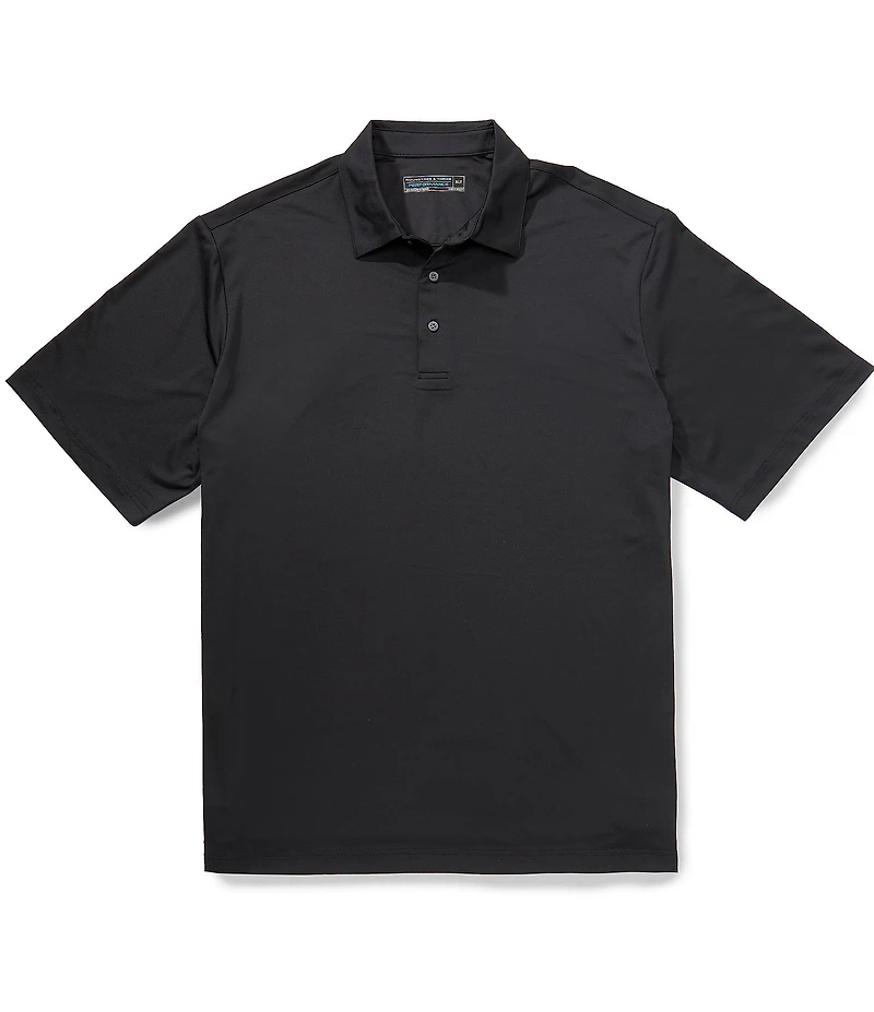 Roundtree & Yorke Performance Big & Tall The Fairway Short Sleeve Solid Polo Shirt