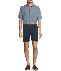 Roundtree & Yorke Performance Classic Fit Flat Front 9#double; Cargo Shorts
