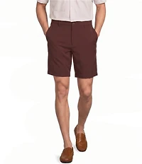 Roundtree & Yorke Performance Classic Fit Flat Front 9#double; Inseam Rip Stop Cargo Shorts