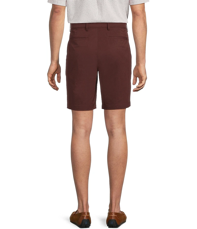 Roundtree & Yorke Performance Classic Fit Flat Front 9#double; Inseam Rip Stop Cargo Shorts