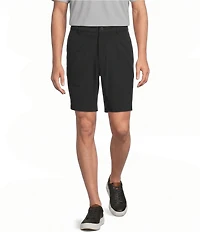 Roundtree & Yorke Performance Classic Fit Flat Front 9#double; Inseam Rip Stop Cargo Shorts