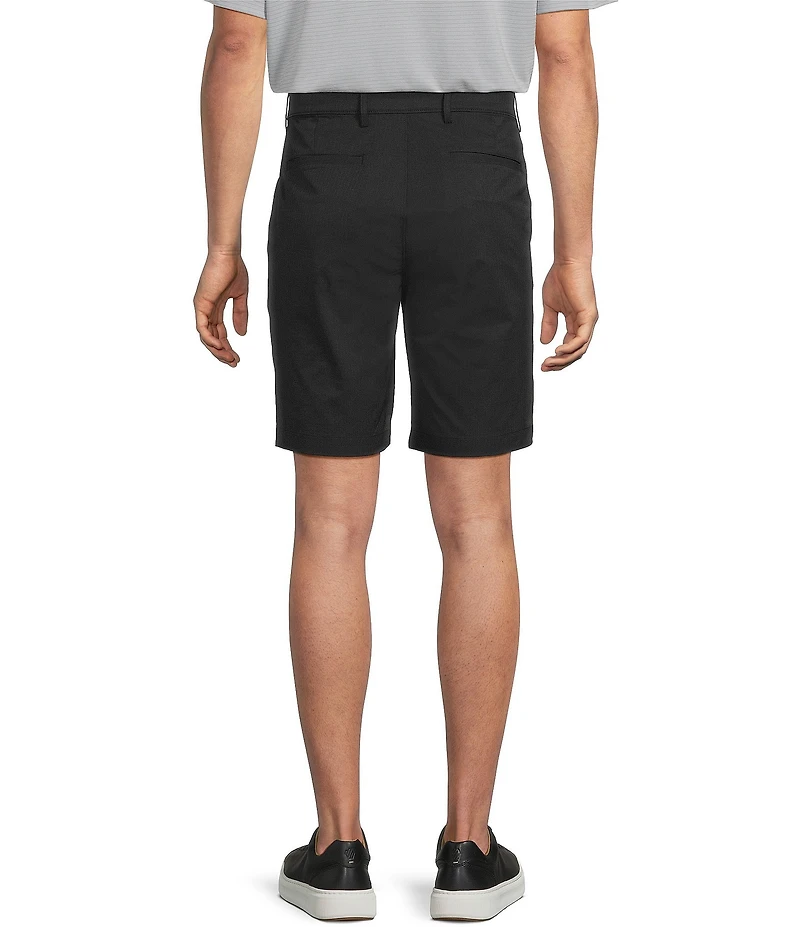 Roundtree & Yorke Performance Classic Fit Flat Front 9#double; Inseam Rip Stop Cargo Shorts