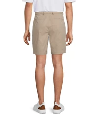 Roundtree & Yorke Performance Classic Fit Flat Front 9#double; Inseam Rip Stop Cargo Shorts
