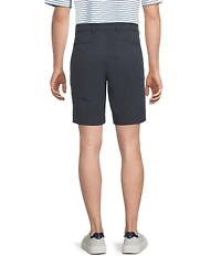 Roundtree & Yorke Performance Classic Fit Flat Front 9#double; Inseam Rip Stop Cargo Shorts