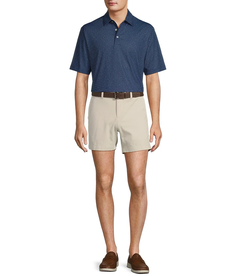 Roundtree & Yorke Performance Cocktail Print Polo Shirt